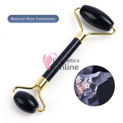 Piatra pentru masaj din jad Cod ASP07AA Natural Blue sandstone Jade cu 2 capete